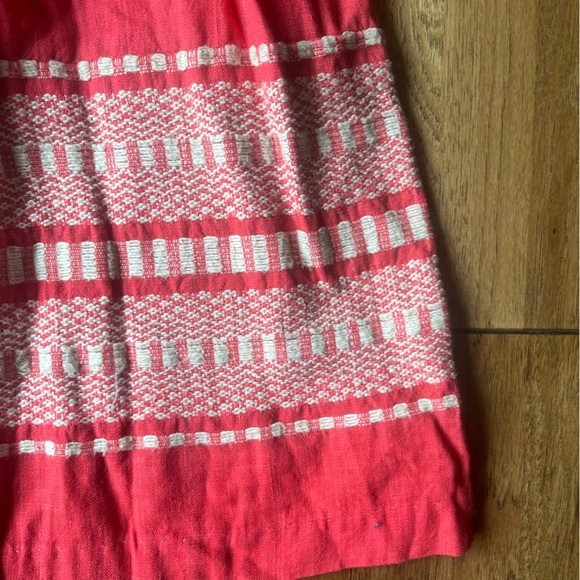 Vintage Embroidered Pink Skirt No Size Boho Cottagecore Farmhouse 1950’s - Picture 3 of 9